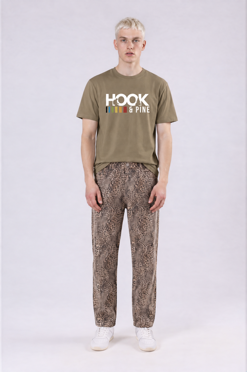 Essential Logo Tee - Coffee - front
