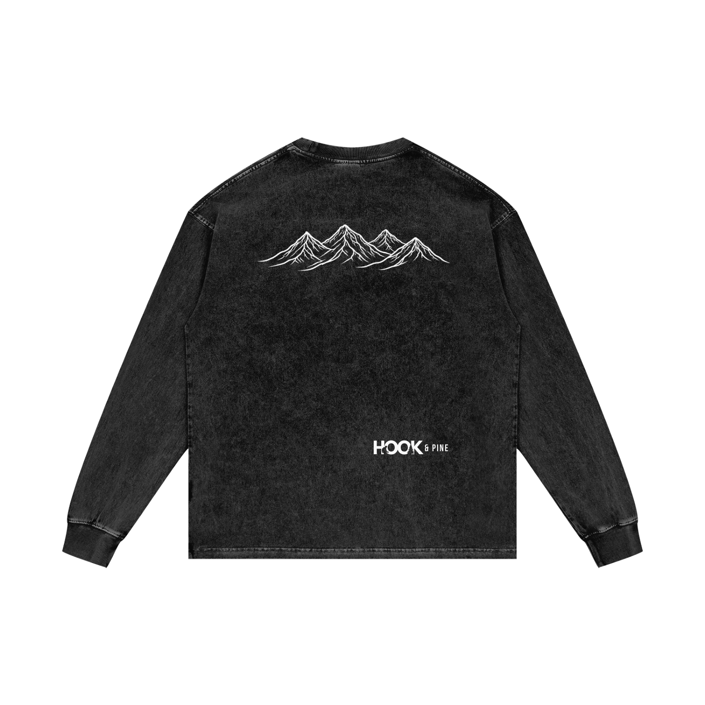 Oversized Mountain Long-Sleeve Tee