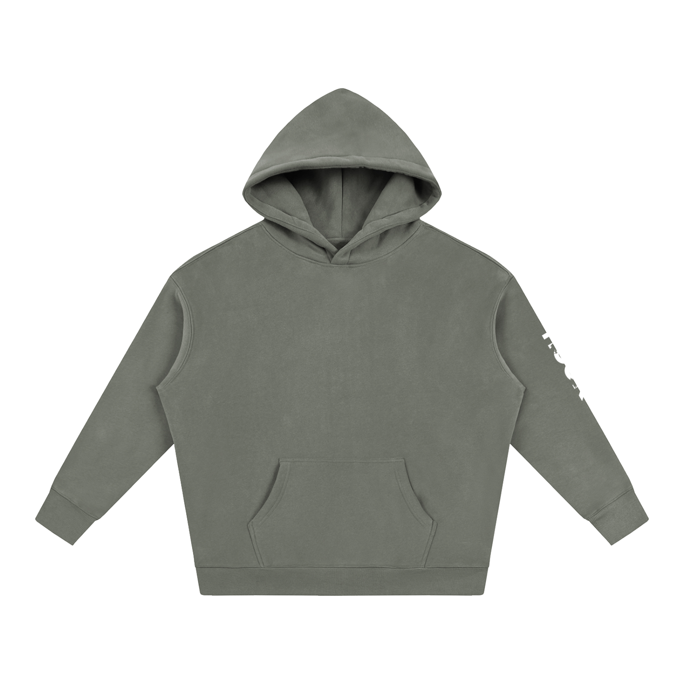 Logo Sleeve Oversized Hoodie