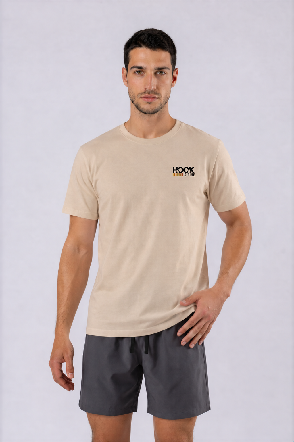 Deer Tee - Khaki - front - m
