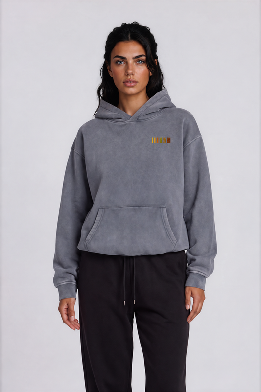 Heavyweight Oversized Hoodie - Royal Blue - front