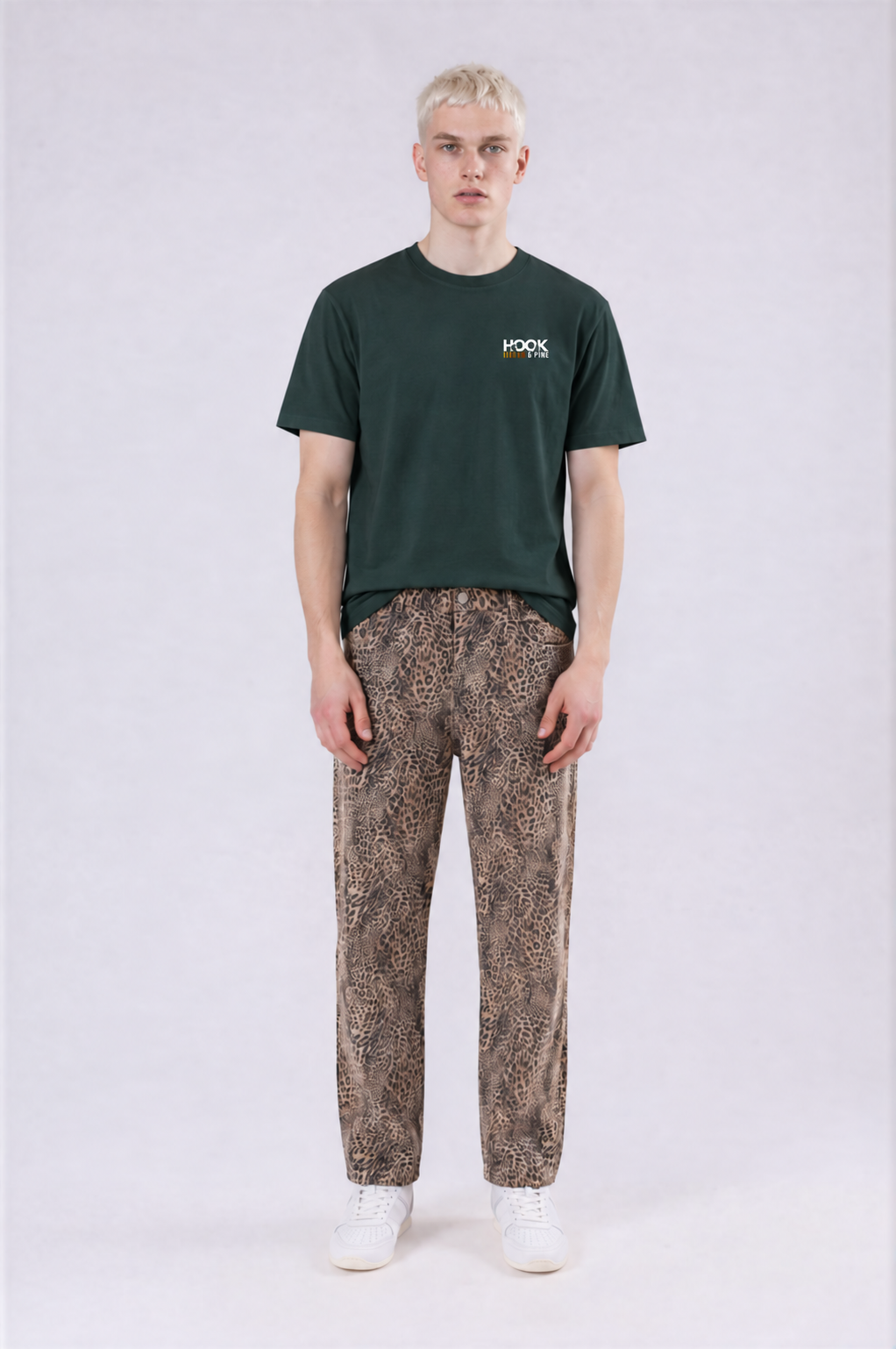 Great Grey Owl Tee - Vintage Green - front - m