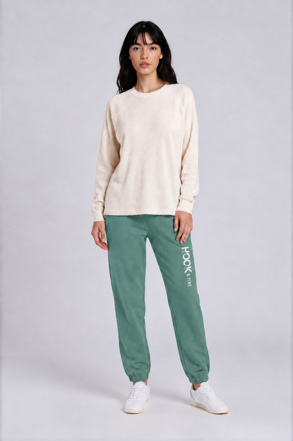 Essential Jogger Sweatpants - Retro Green - front - w