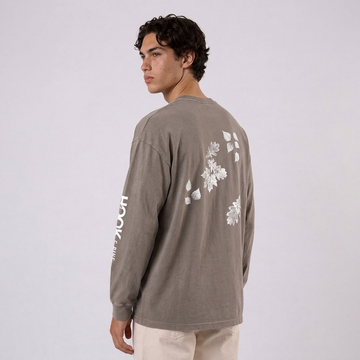 Leaf Vintage Tee - Mocha - front