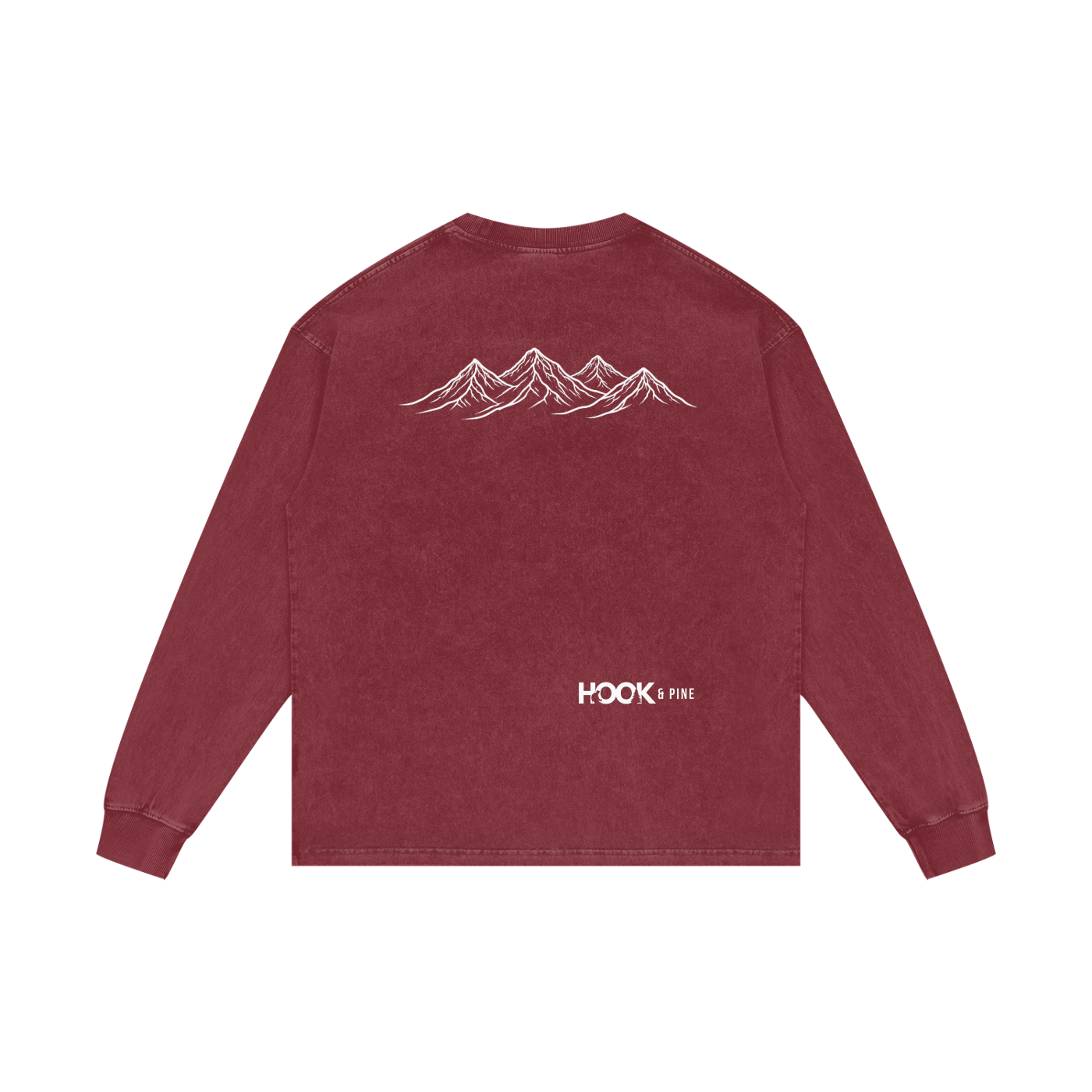 Oversized Mountain Long-Sleeve Tee