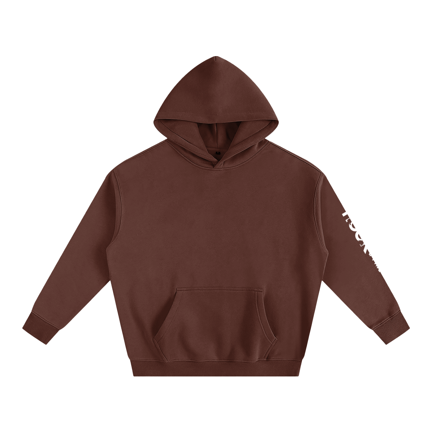 Oversized Sleeve Logo Hoodie