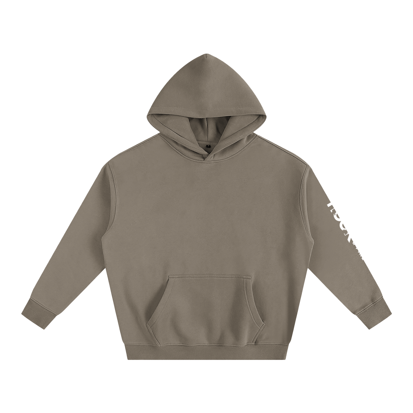 Oversized Sleeve Logo Hoodie