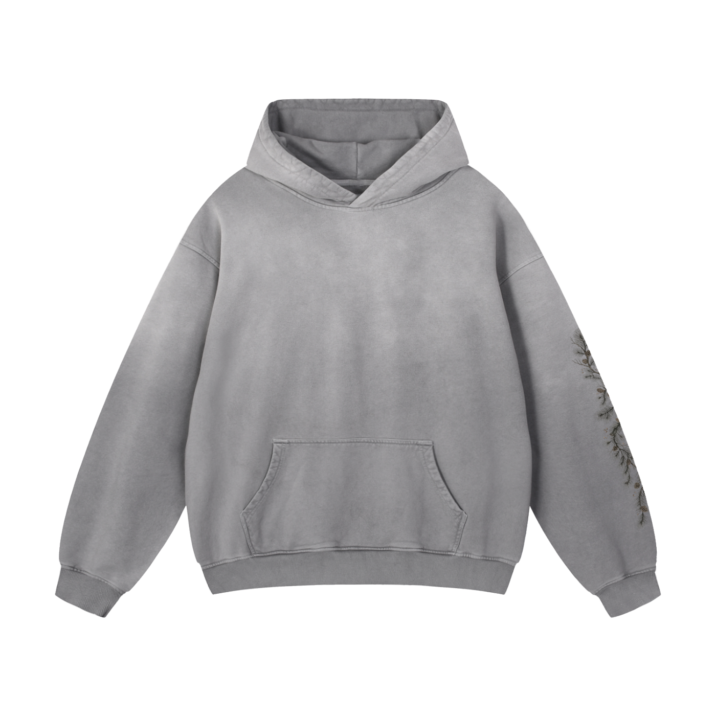Oversized Pine Sleeve Hoodie