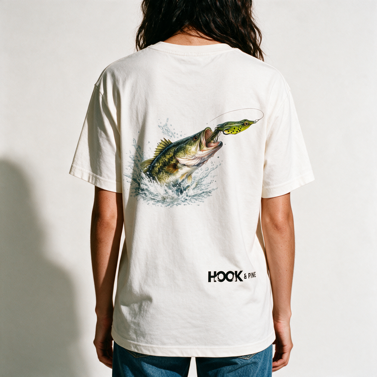 Topwater Tee - White - back