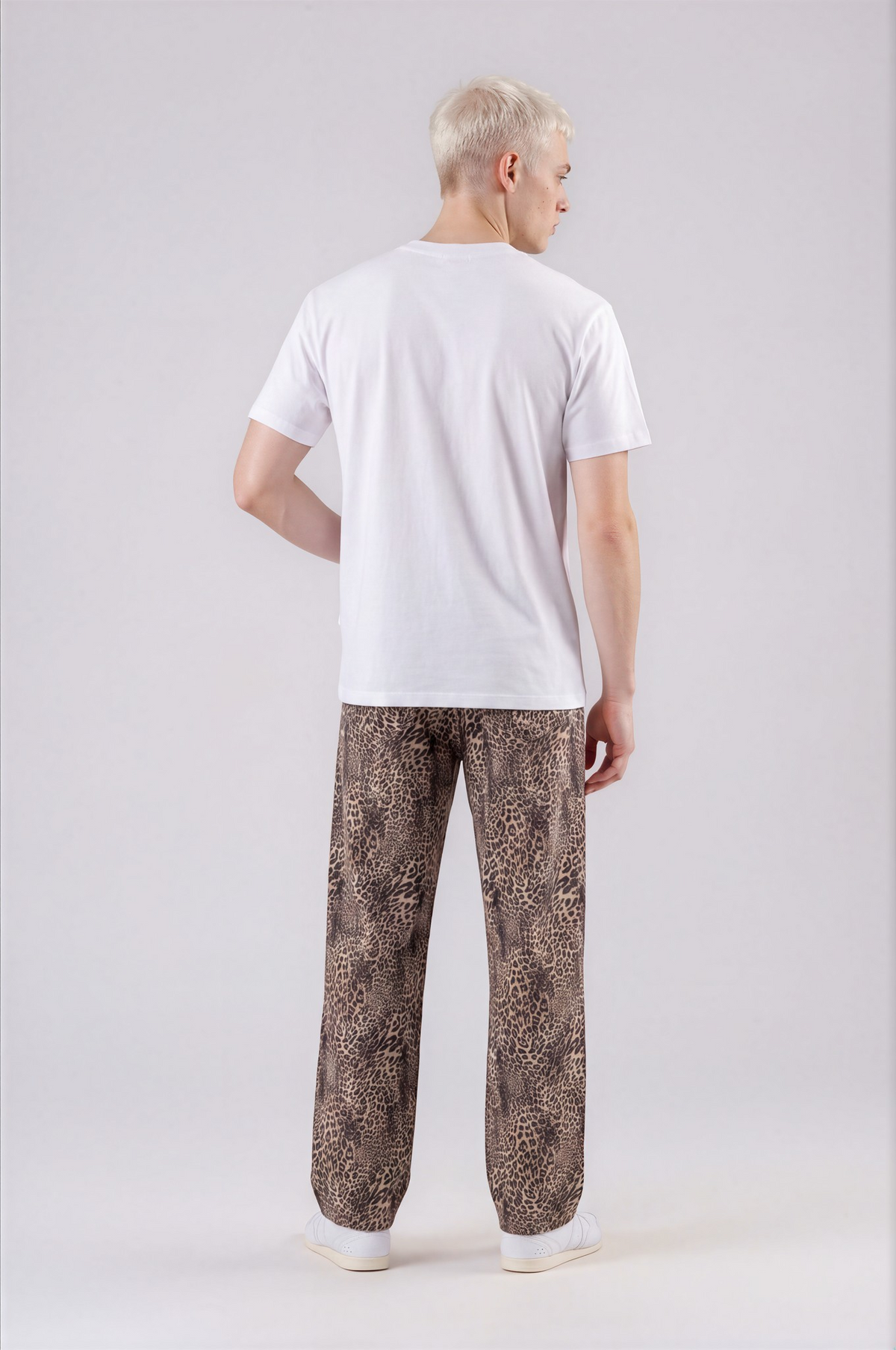 Fly Fishing Logo Tee - White - back