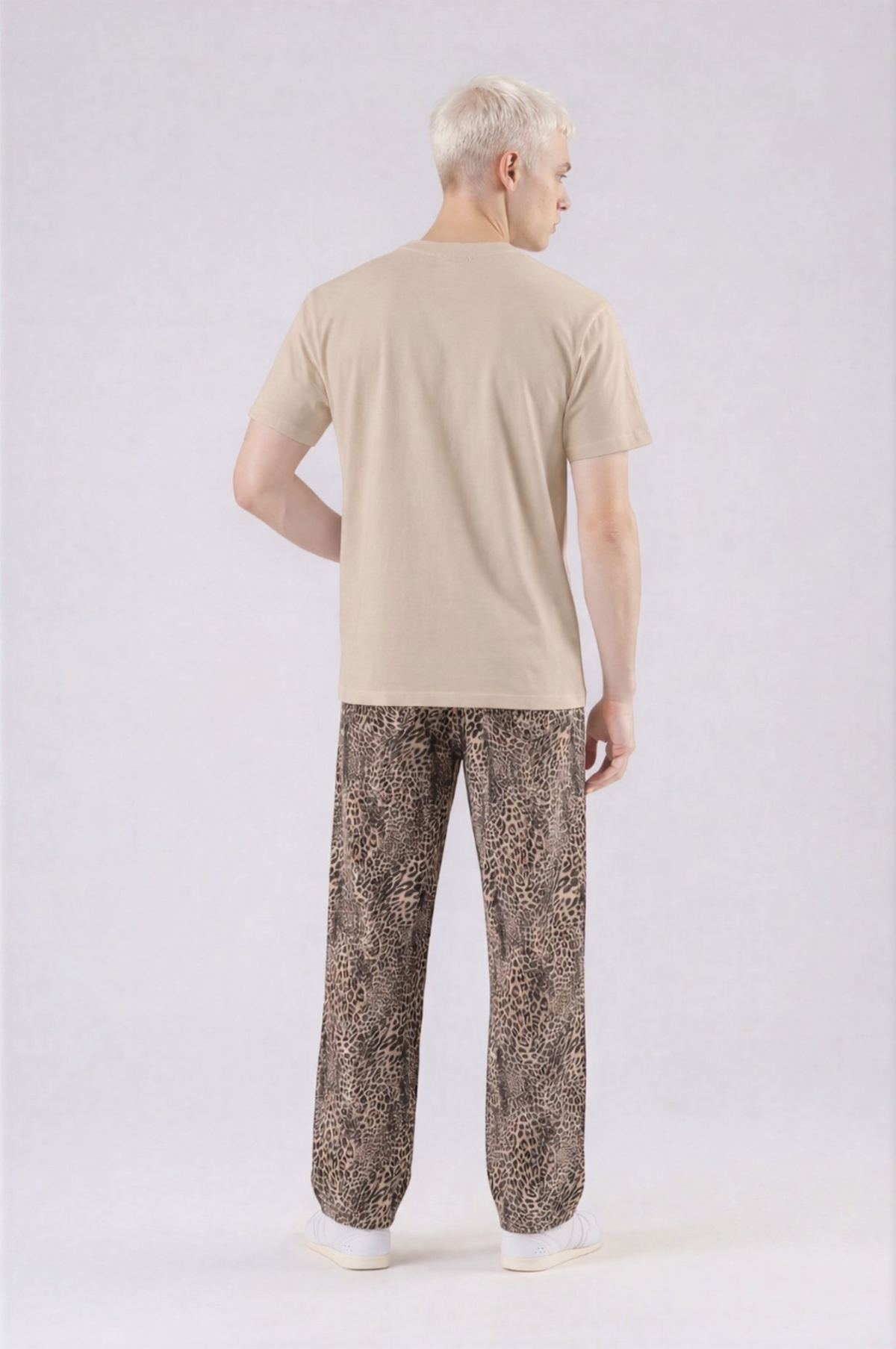 Fly Fishing Logo Tee - Khaki - back