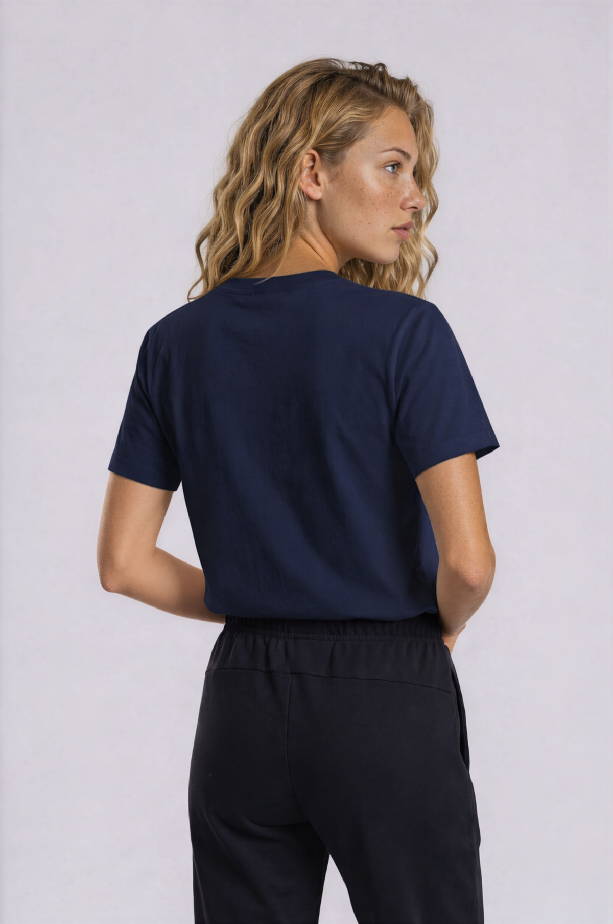 Essential Logo Tee - Royal Blue - back
