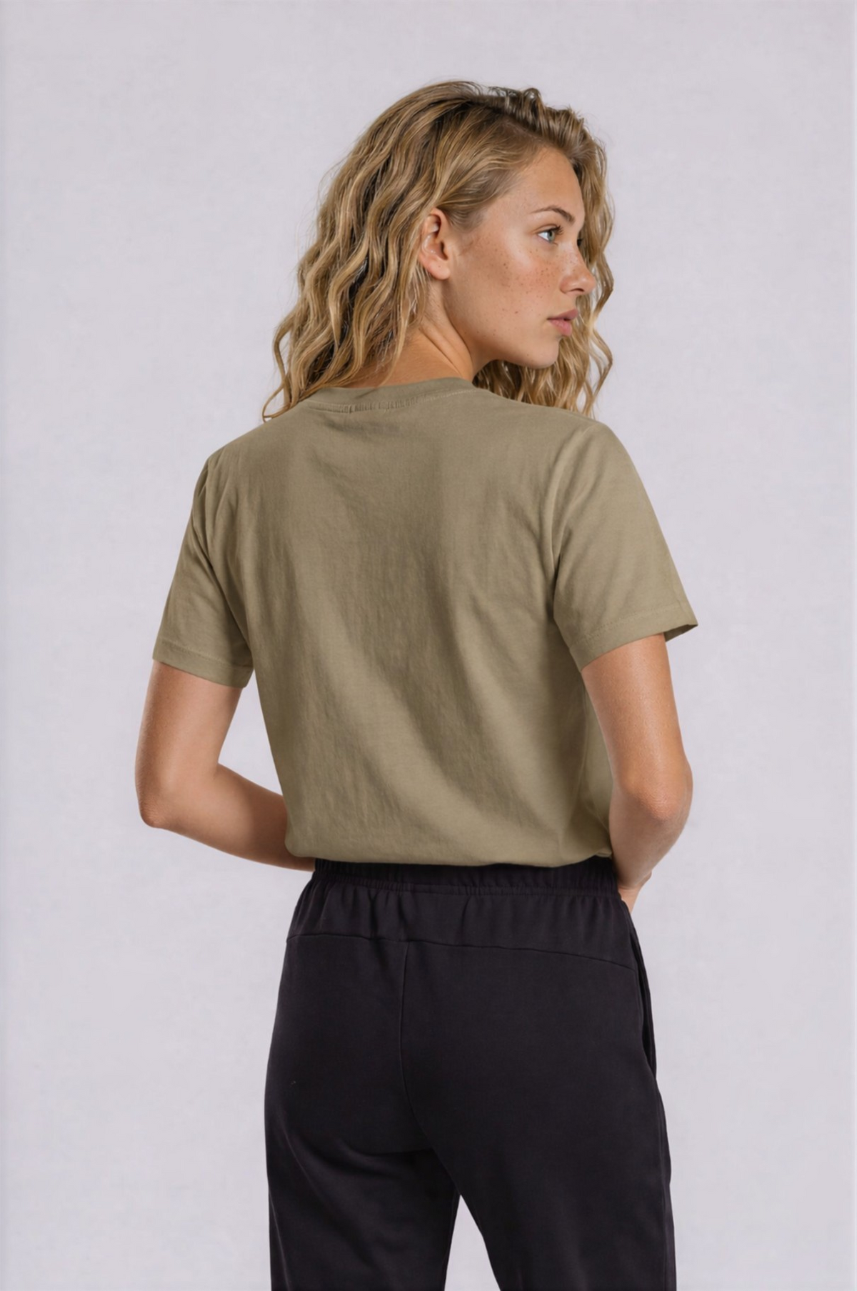 Essential Logo Tee - Coffee - back