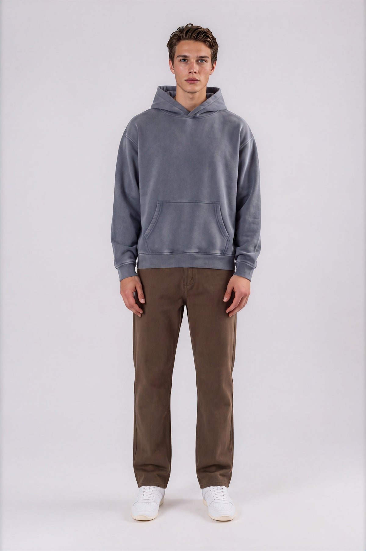 Alpine Oversized Hoodie - Royal Blue - front