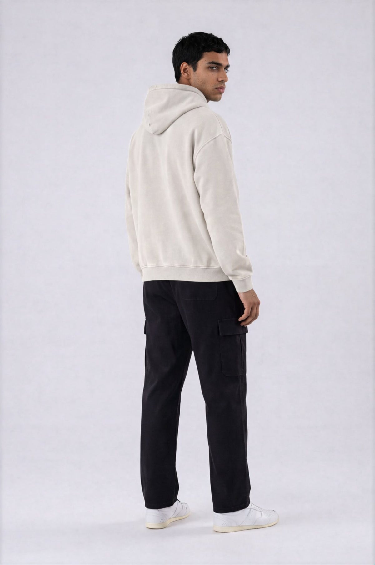 Heavyweight Oversized Hoodie - Mild Apricot - side - m